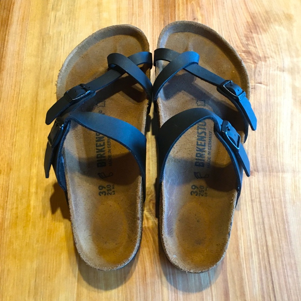 Birkenstock Mayari Birko-Flor Black Sandals